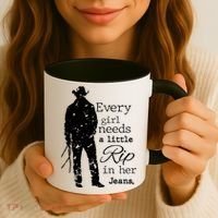 Every Girl Needs A Little Rip In Her Jeans Coffee Mug thumb 3