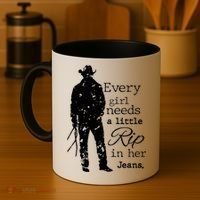 Every Girl Needs A Little Rip In Her Jeans Coffee Mug thumb 4