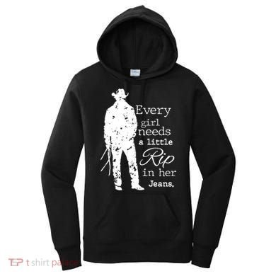 Every Girl Needs A Little Rip In Her Jeans Women's Hoodie