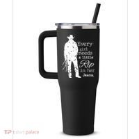 Every Girl Needs A Little Rip In Her Jeans 40oz Vacuum Insulated Stainless Steel Travel Tumbler thumb 2