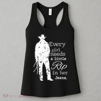 Every Girl Needs A Little Rip In Her Jeans Women's Tank Top thumb 3