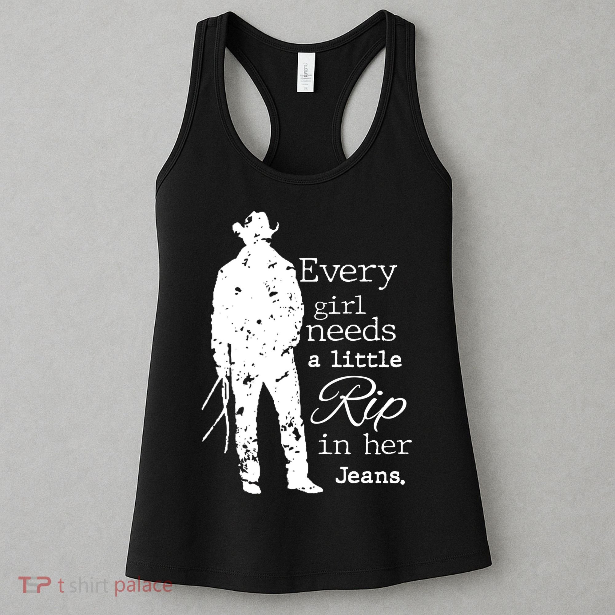 Every Girl Needs A Little Rip In Her Jeans Women's Tank Top