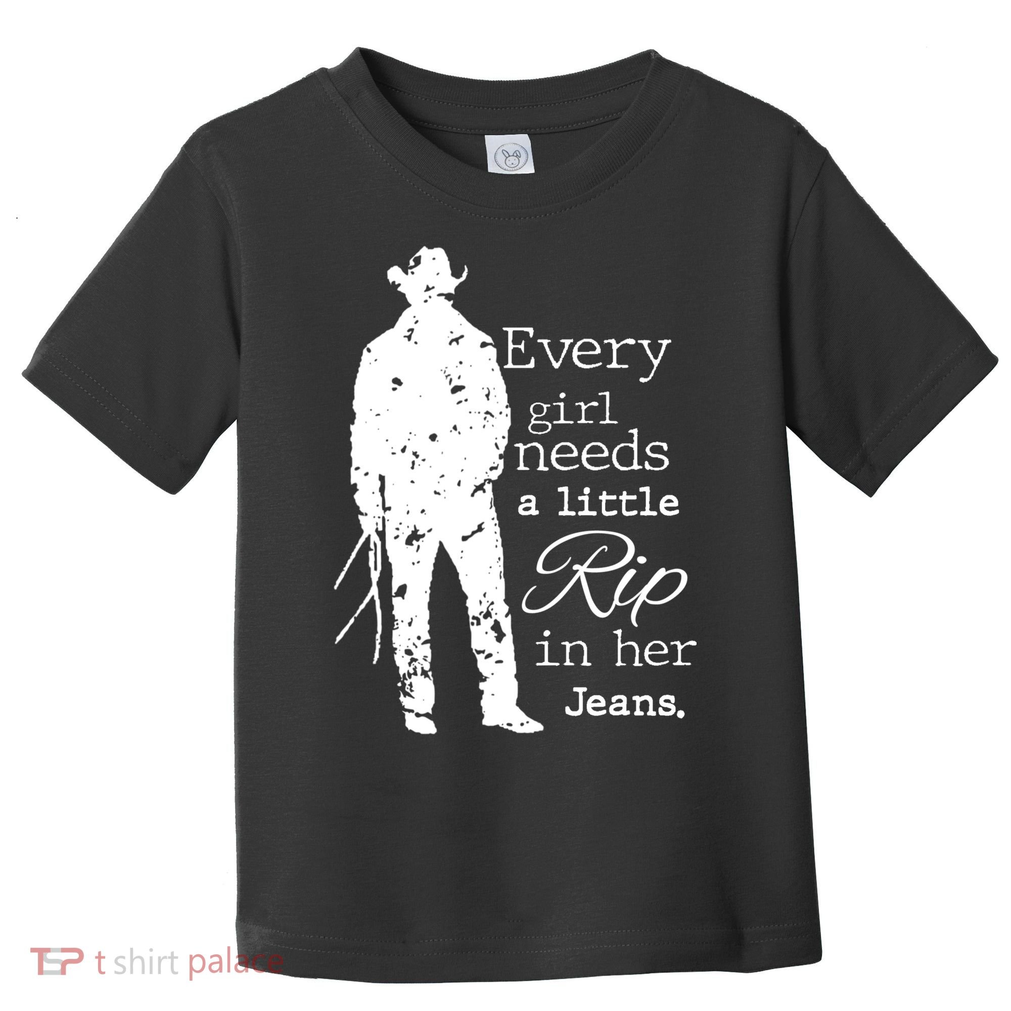 Every Girl Needs A Little Rip In Her Jeans Toddler T-Shirt