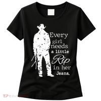 Every Girl Needs A Little Rip In Her Jeans Women's T-Shirt thumb 0