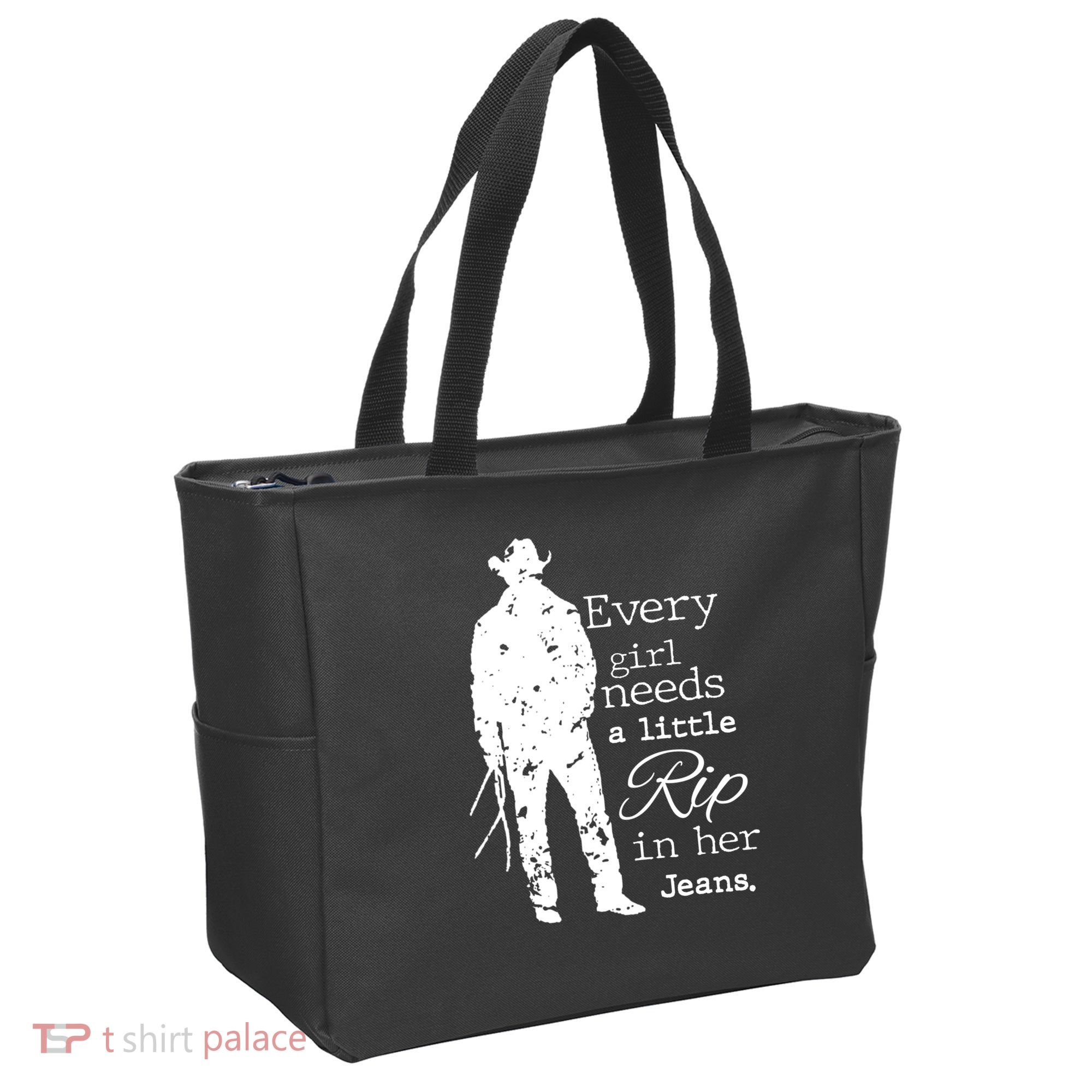 Every Girl Needs A Little Rip In Her Jeans Tote Bag