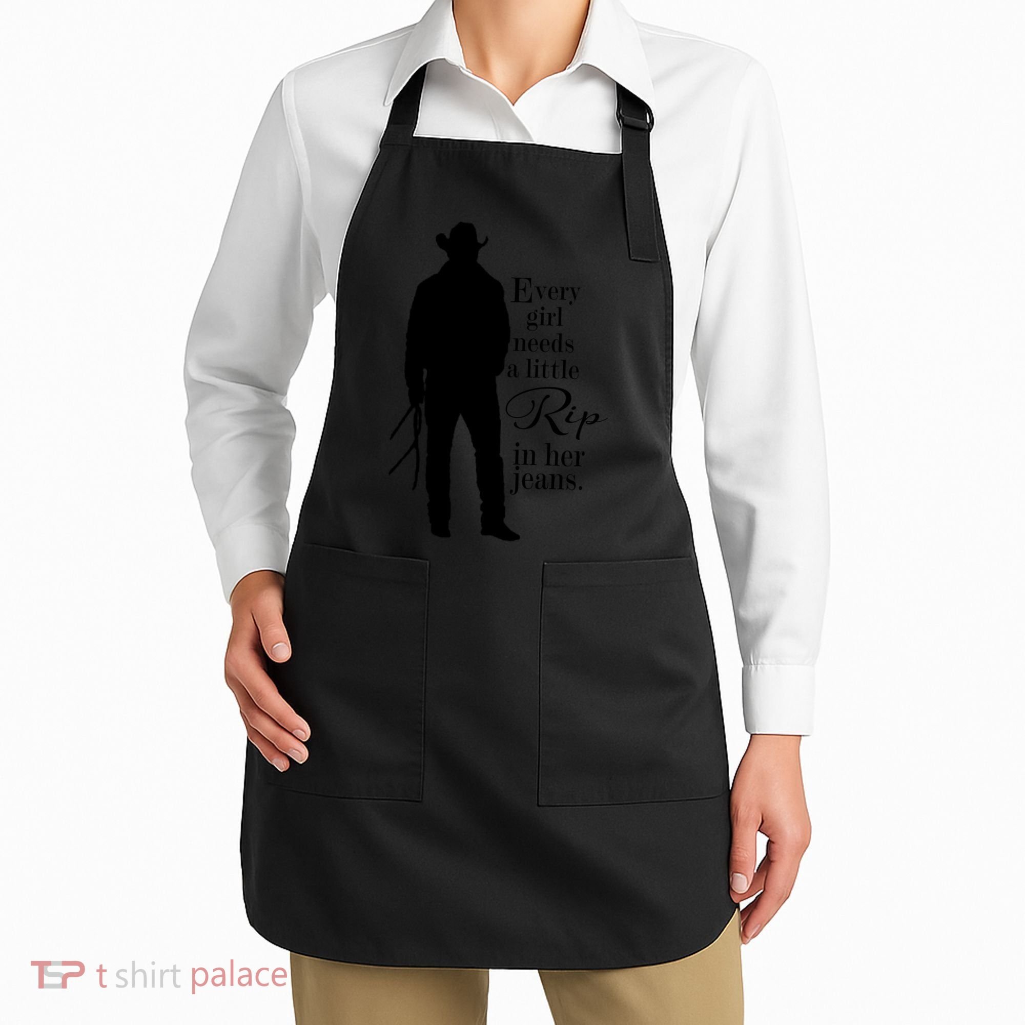 Every Girl Needs A Little Rip In Her Jeans Apron