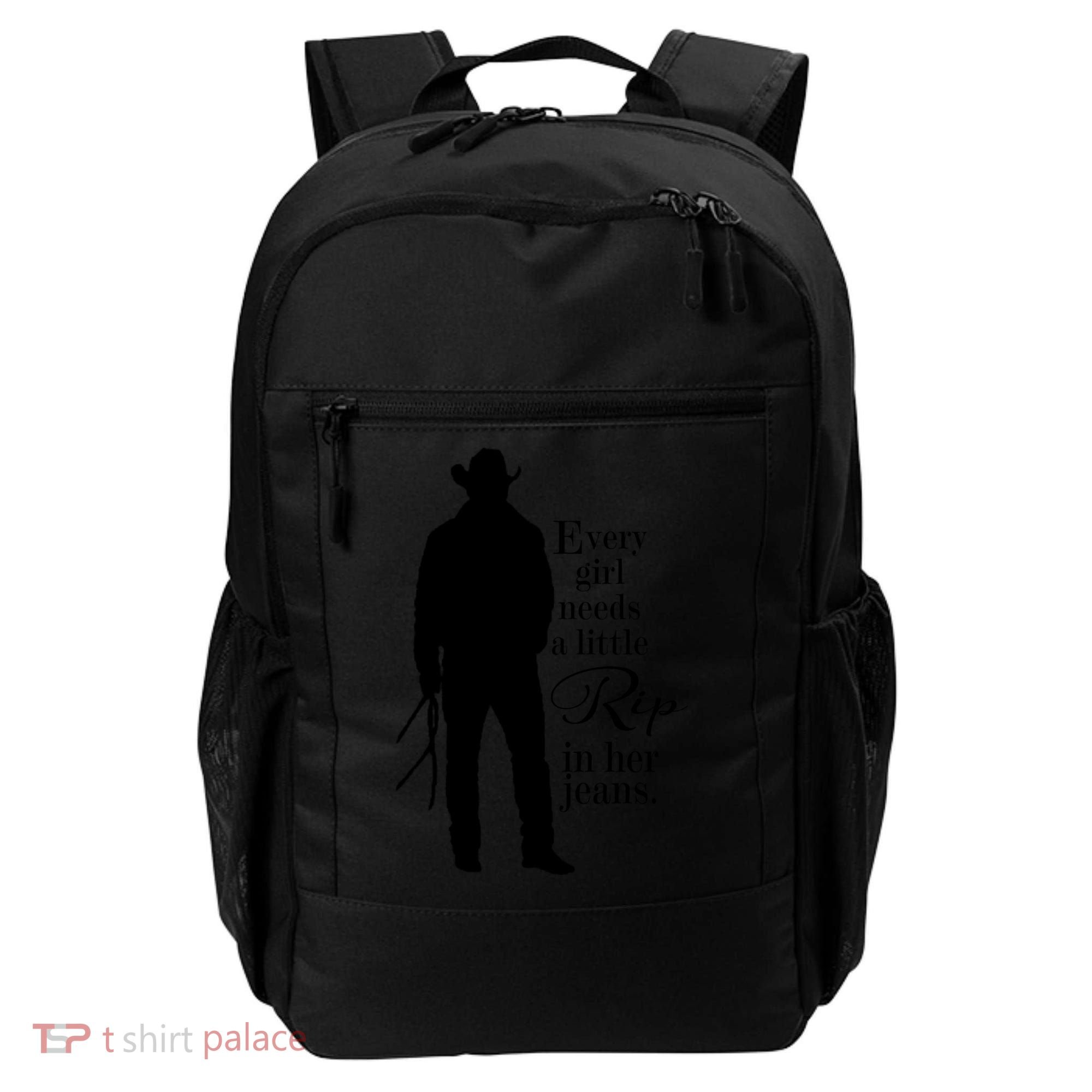 Every Girl Needs A Little Rip In Her Jeans Backpack