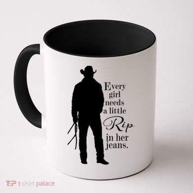 Every Girl Needs A Little Rip In Her Jeans Coffee Mug