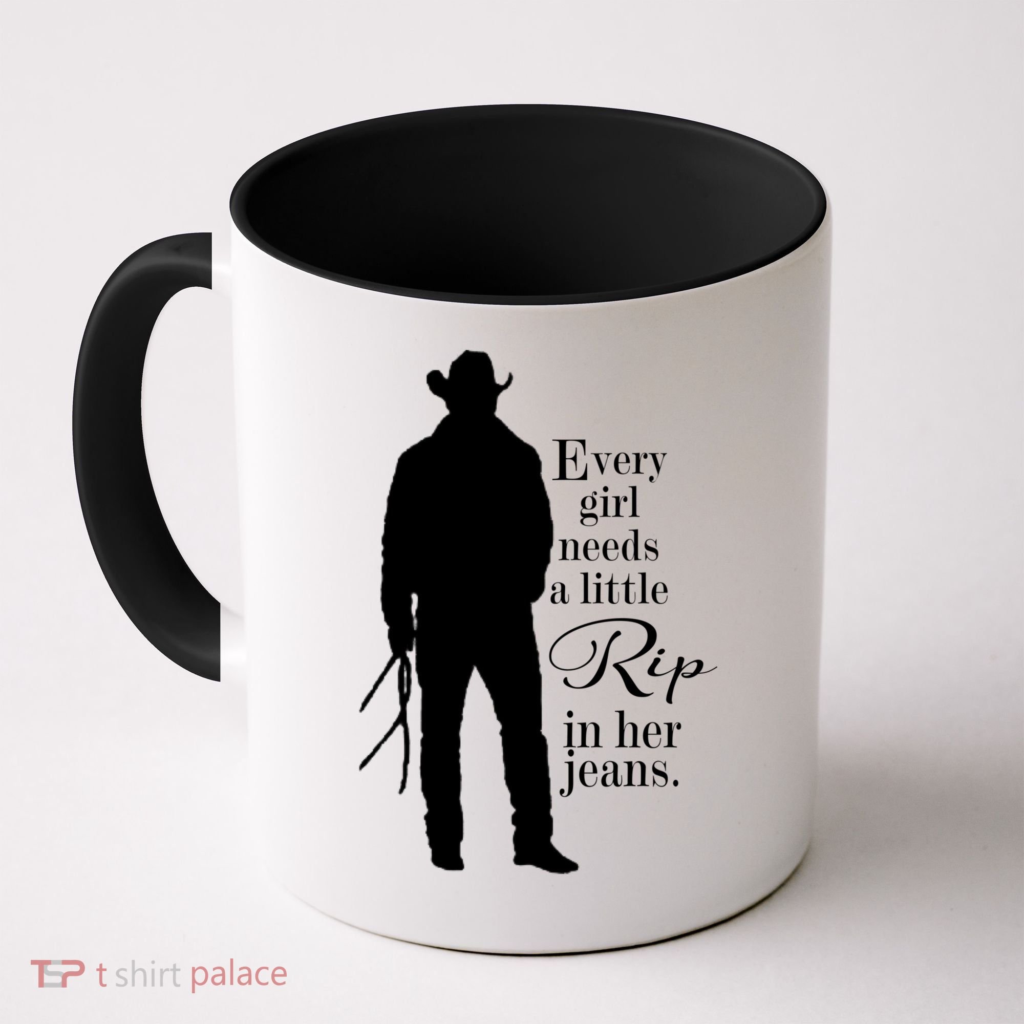 Every Girl Needs A Little Rip In Her Jeans Coffee Mug