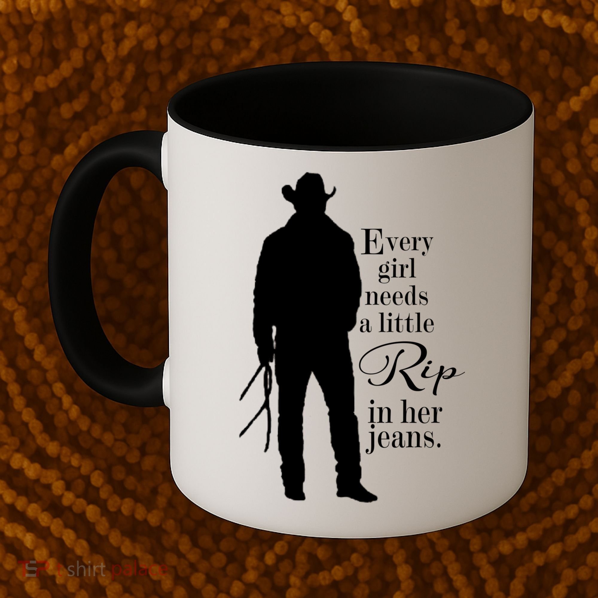 Every Girl Needs A Little Rip In Her Jeans Coffee Mug