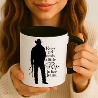 Every Girl Needs A Little Rip In Her Jeans Coffee Mug thumb 3