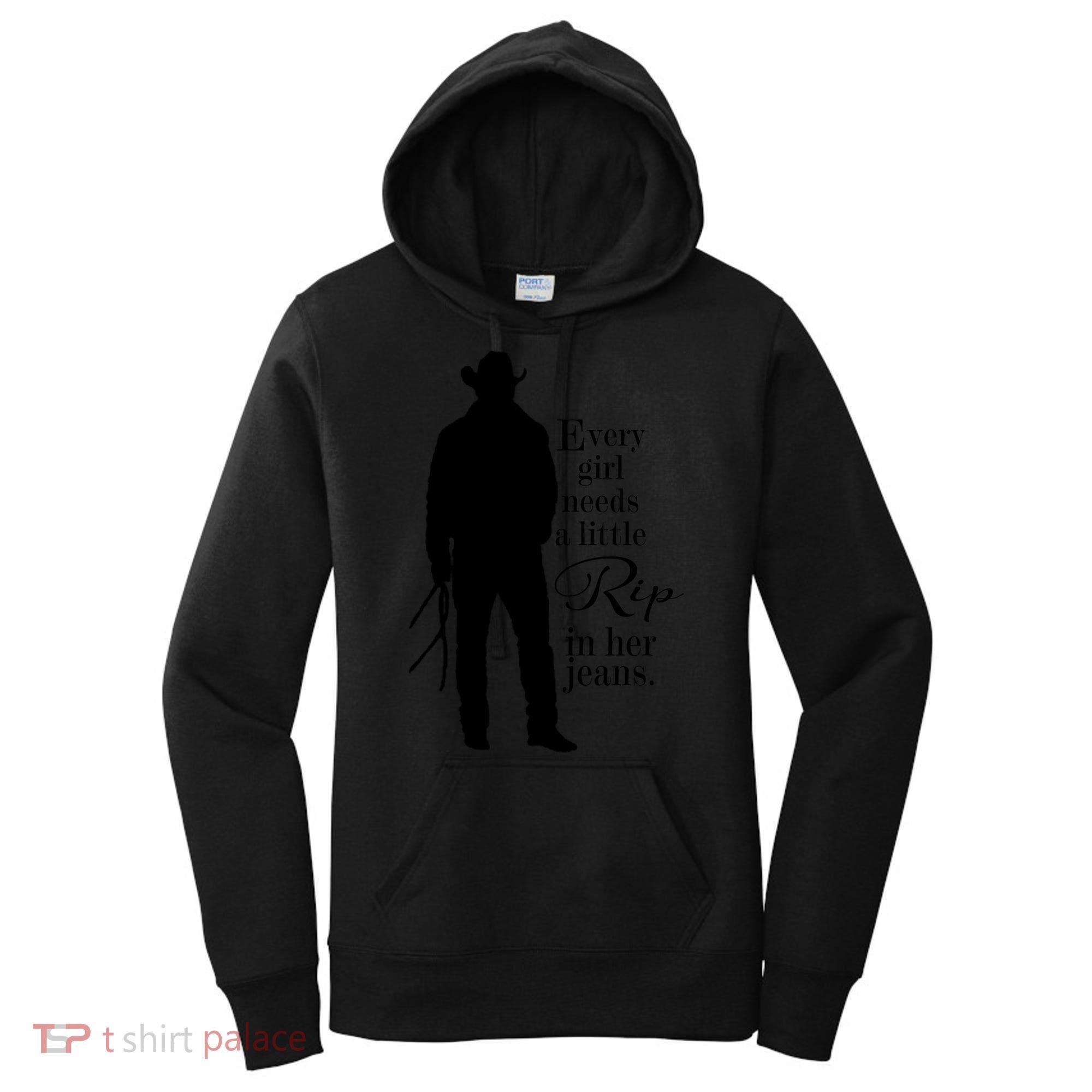 Every Girl Needs A Little Rip In Her Jeans Women's Hoodie