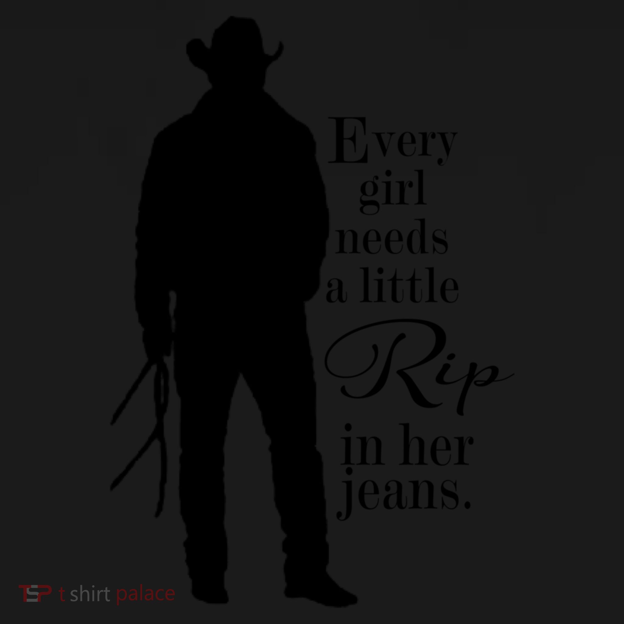 Every Girl Needs A Little Rip In Her Jeans Mousepad