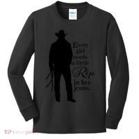 Every Girl Needs A Little Rip In Her Jeans Kids Long Sleeve Shirt thumb 0