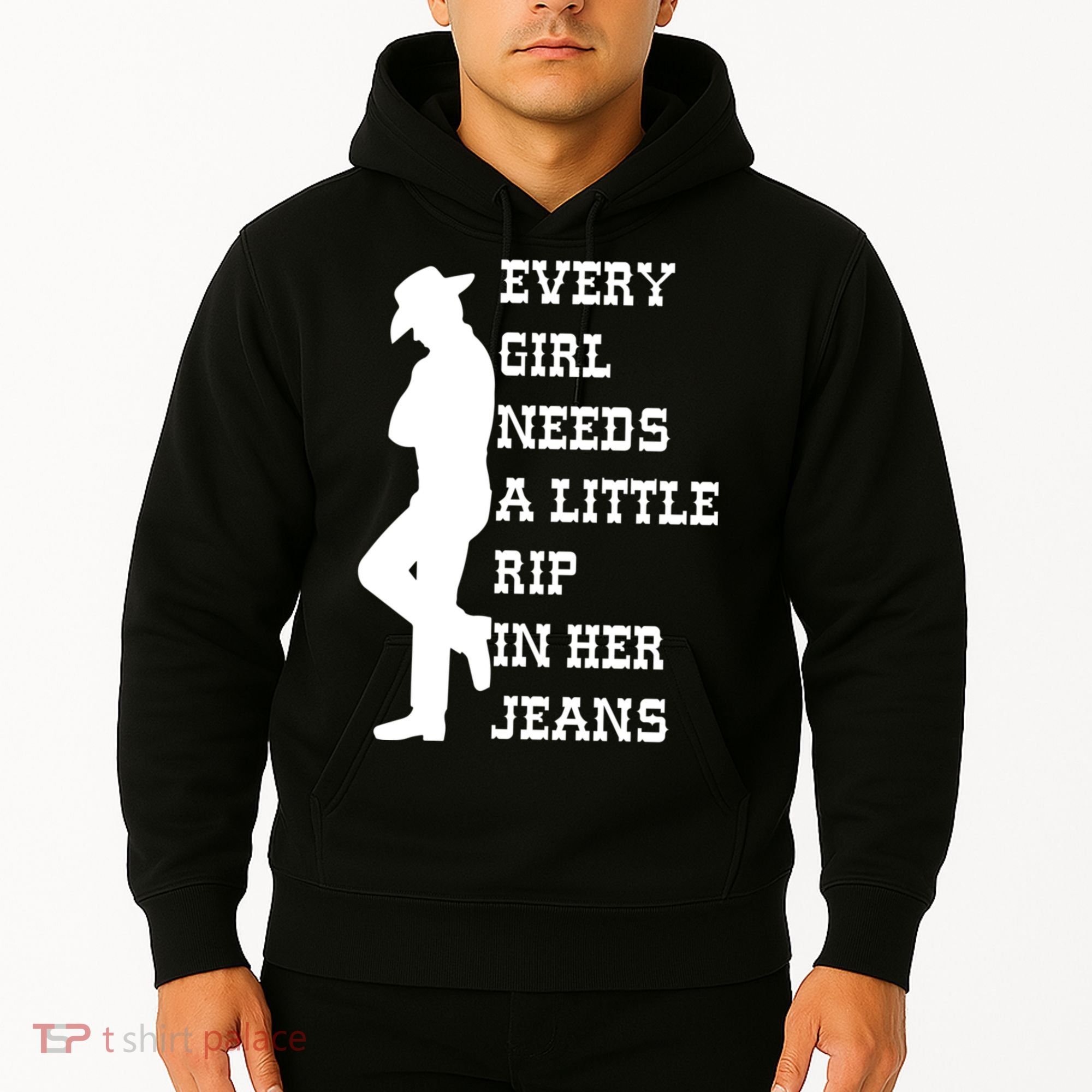 Every Girl Needs A Little Rip In Her Jeans Hoodie