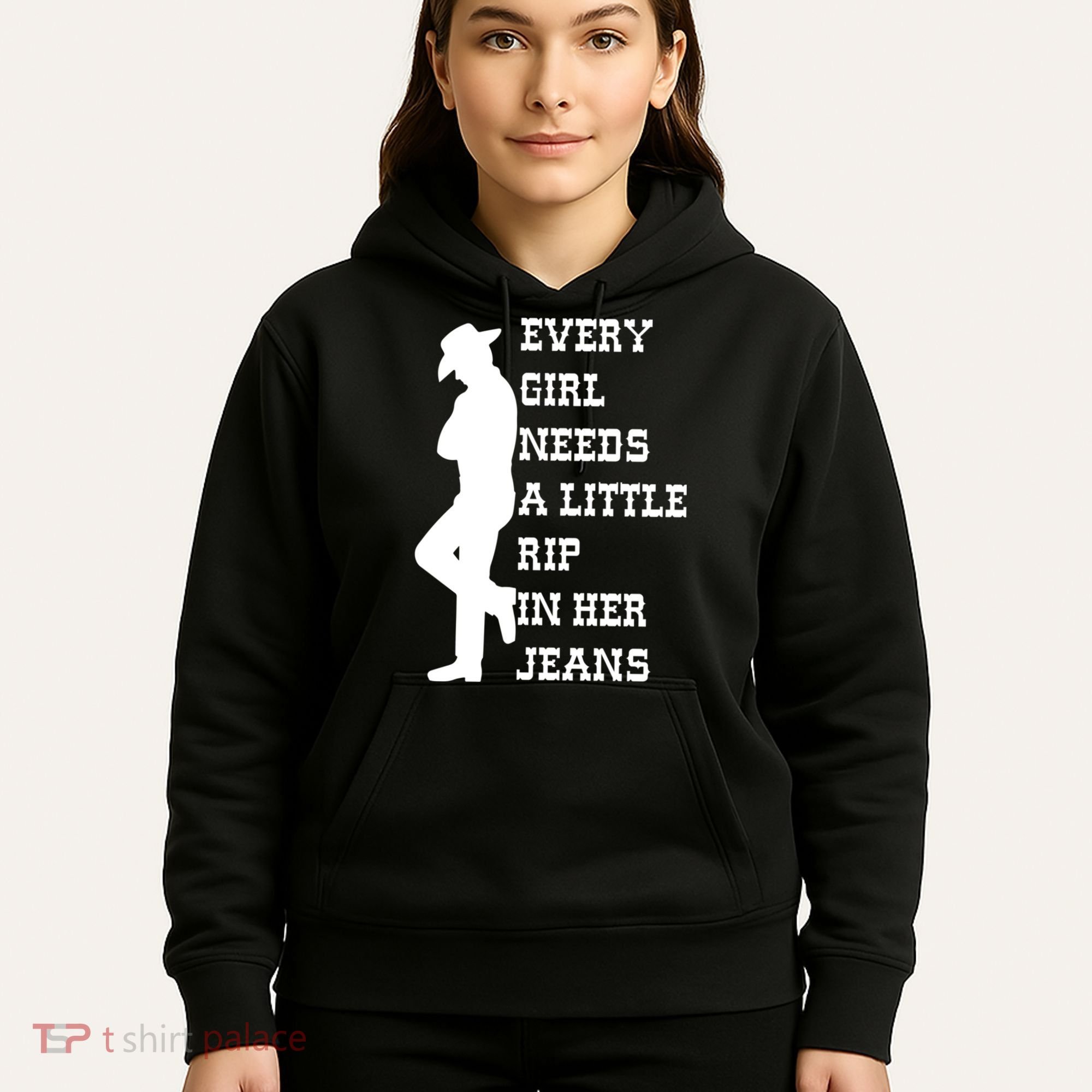 Every Girl Needs A Little Rip In Her Jeans Hoodie