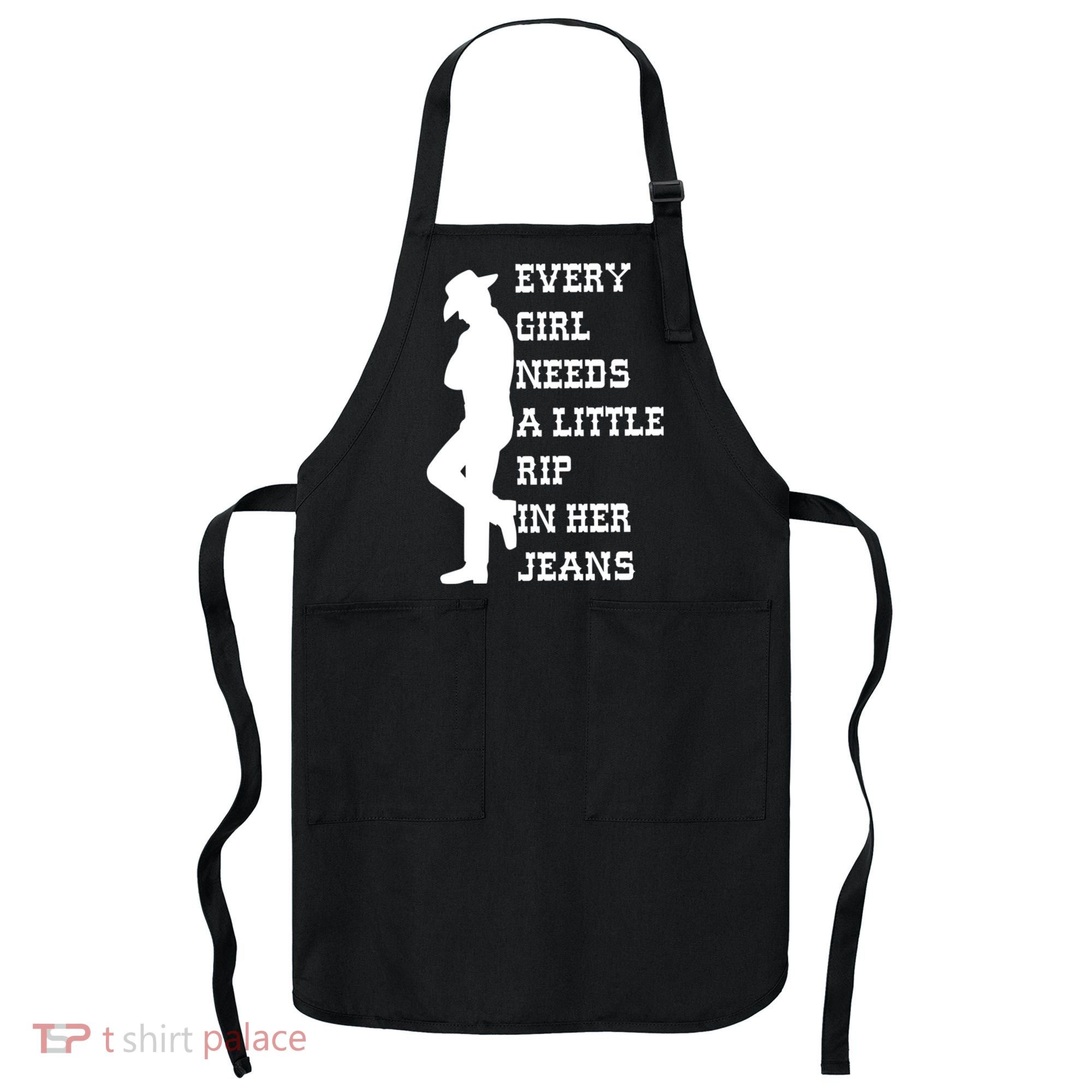 Every Girl Needs A Little Rip In Her Jeans Apron
