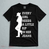 Every Girl Needs A Little Rip In Her Jeans T-Shirt thumb 5