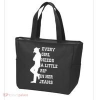 Every Girl Needs A Little Rip In Her Jeans Tote Bag thumb 3