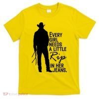 Every Girl Needs A Little RIP In Her Jeans Funny Cowboy T-Shirt thumb 0
