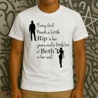 Every Girl Needs A Little Rip In Her Jeans And Beth In Her Soul T-Shirt thumb 3