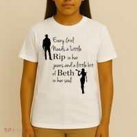 Every Girl Needs A Little Rip In Her Jeans And Beth In Her Soul T-Shirt thumb 4