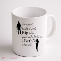 Every Girl Needs A Little Rip In Her Jeans And Beth In Her Soul Coffee Mug thumb 1