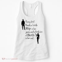 Every Girl Needs A Little Rip In Her Jeans And Beth In Her Soul Women's Tank Top thumb 0