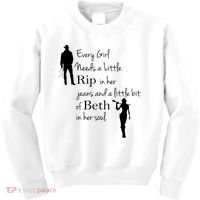 Every Girl Needs A Little Rip In Her Jeans And Beth In Her Soul Kids Sweatshirt thumb 0