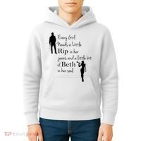 Every Girl Needs A Little Rip In Her Jeans And Beth In Her Soul Kids Hoodie thumb 4
