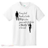 Every Girl Needs A Little Rip In Her Jeans And Beth In Her Soul Kids T-Shirt thumb 0