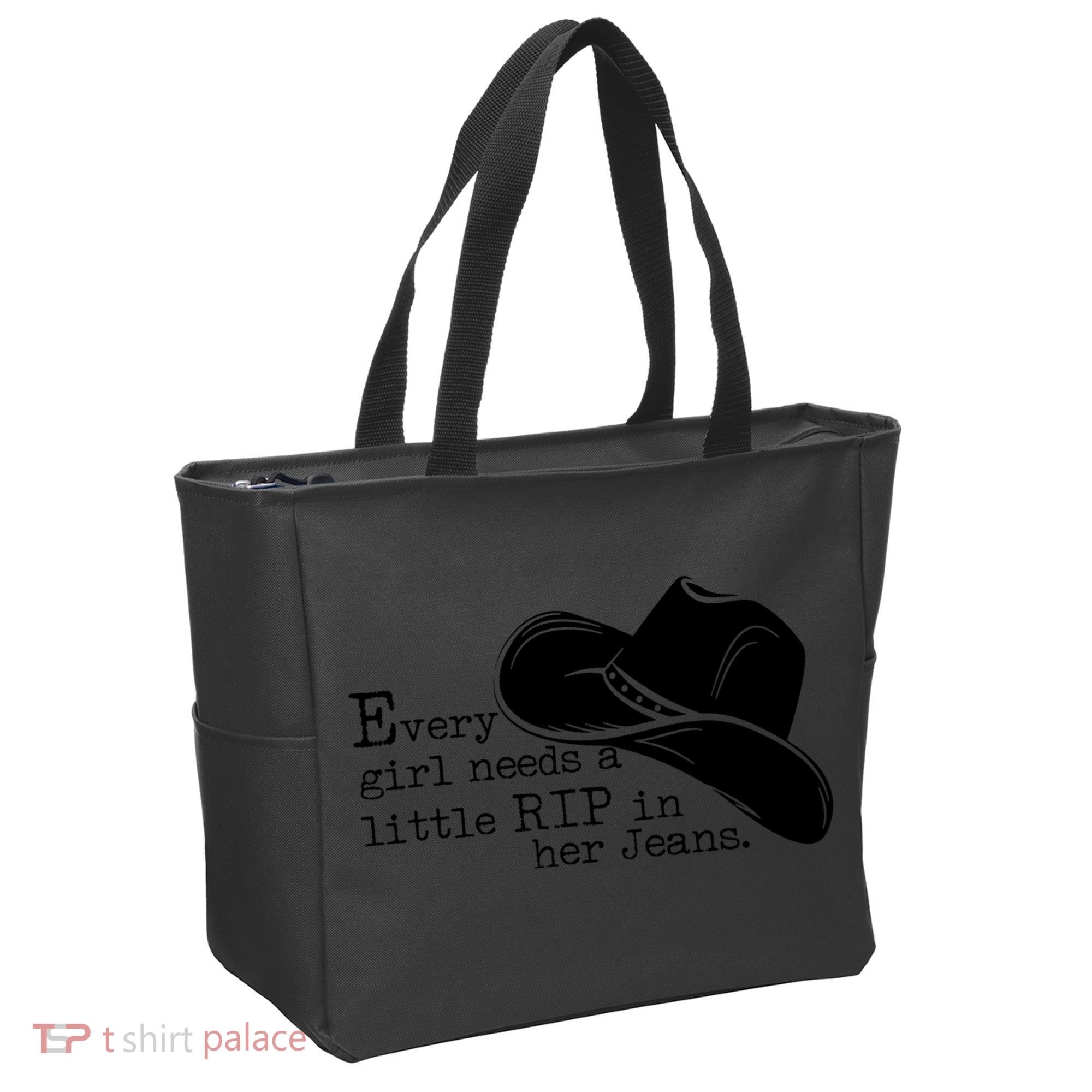 Every Girl Needs A Little Rip In Her Jeans Tote Bag