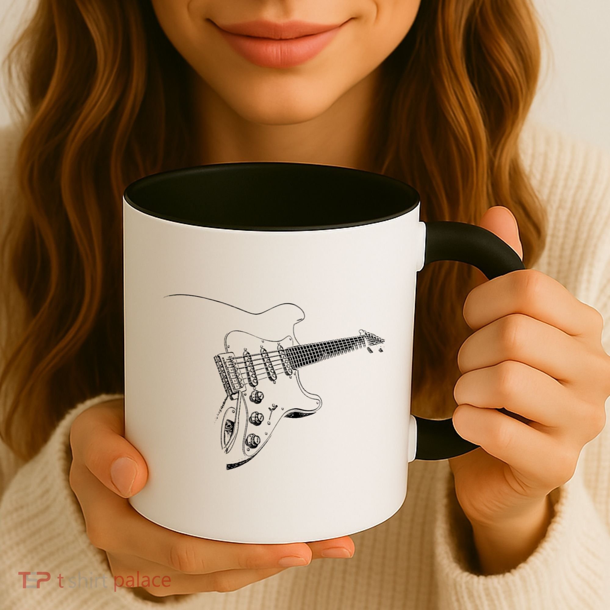 Electric Guitar Player Gift Coffee Mug