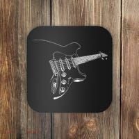 Electric Guitar Player Gift Coaster thumb 0