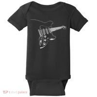 Electric Guitar Player Gift Baby Bodysuit thumb 0