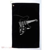 Electric Guitar Player Gift Golf Towel thumb 0