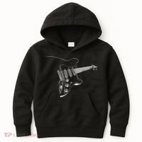Electric Guitar Player Gift Kids Hoodie thumb 0
