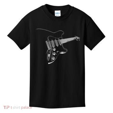 Electric Guitar Player Gift Kids T-Shirt