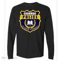 English Grammar Police Comfort Colors Heavyweight Long Sleeve T-Shirt thumb 0