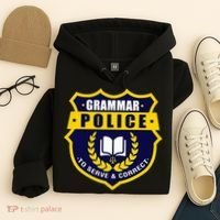 English Grammar Police Hoodie thumb 4