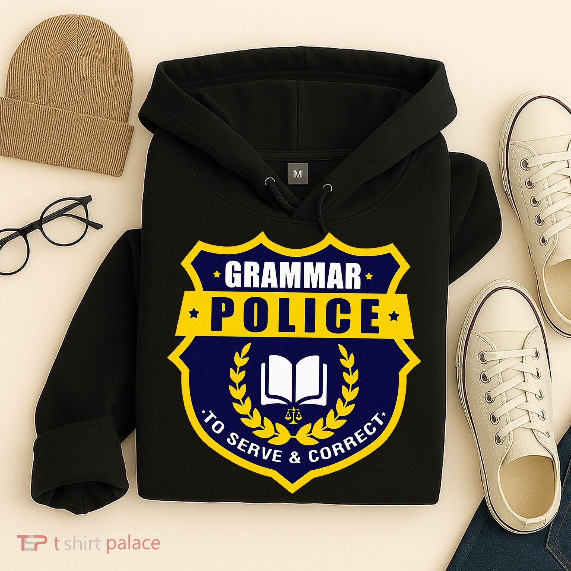 English Grammar Police Hoodie