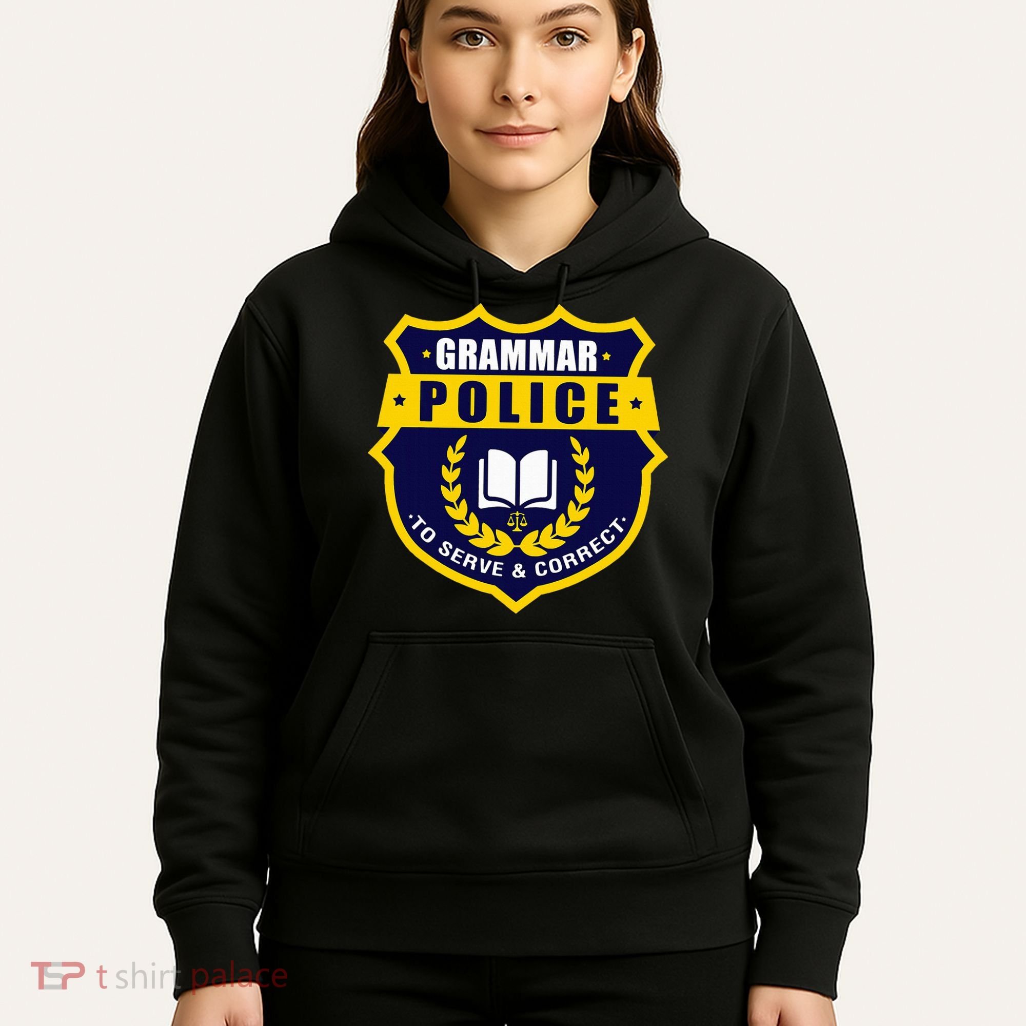 English Grammar Police Hoodie