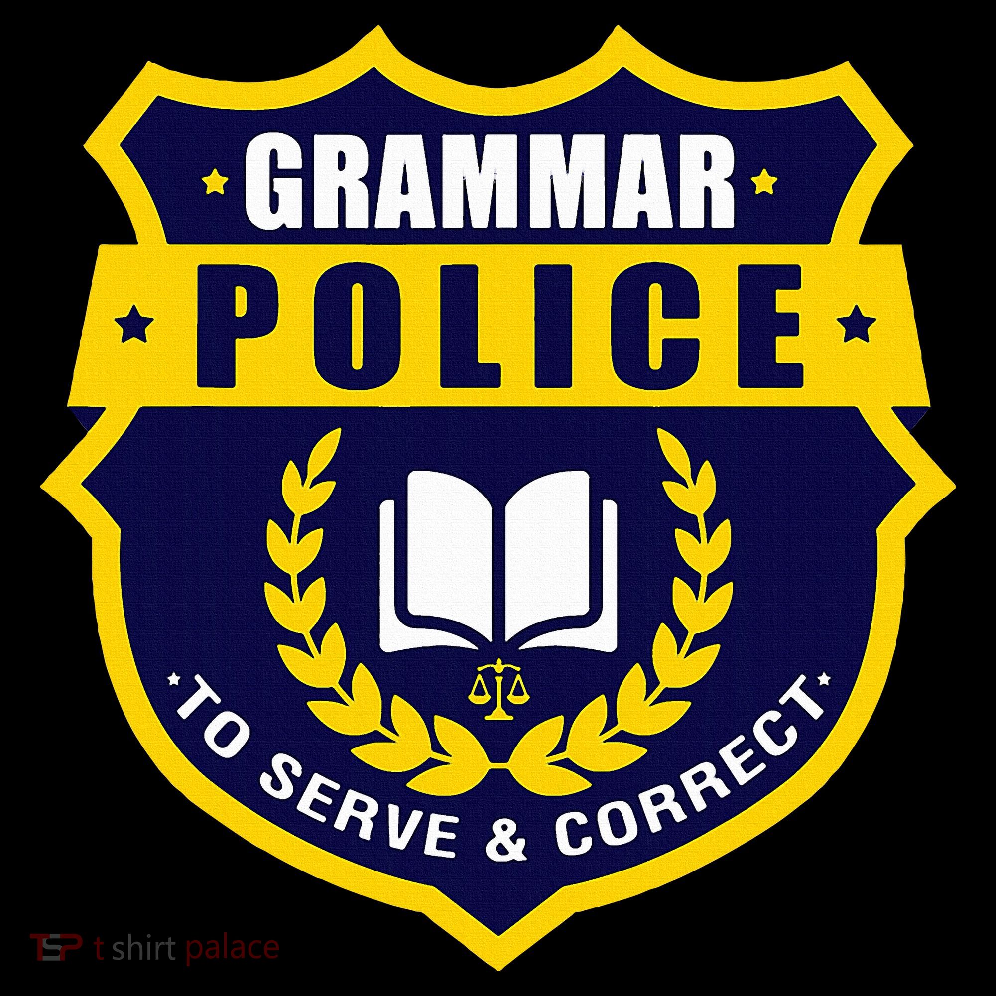 English Grammar Police Sweatshirt