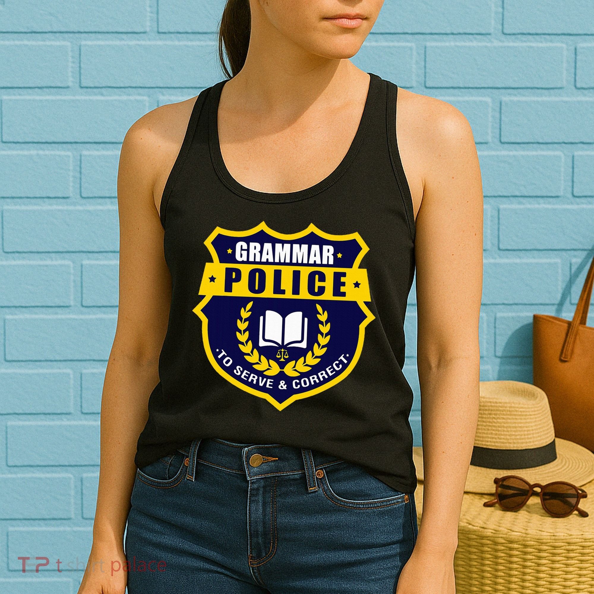 English Grammar Police Women's Tank Top