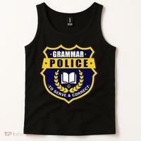 English Grammar Police Tank Top thumb 2