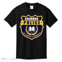 English Grammar Police Kids T-Shirt thumb 0