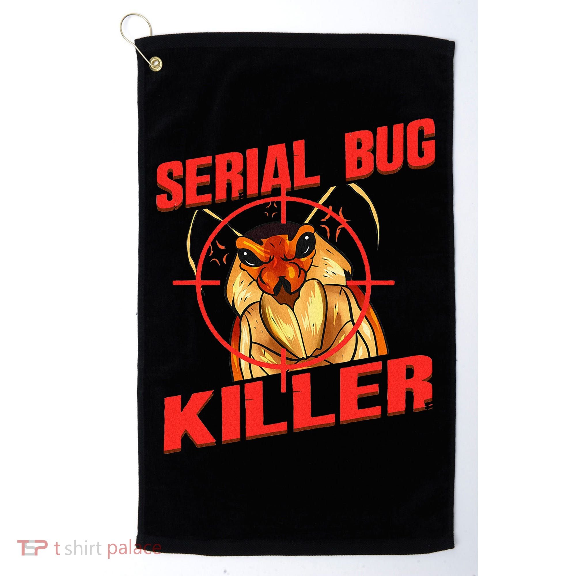 Exterminator Gift Pest Controller Mice or Bed Bug Killer Golf Towel