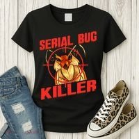 Exterminator Gift Pest Controller Mice or Bed Bug Killer Women's T-Shirt thumb 3