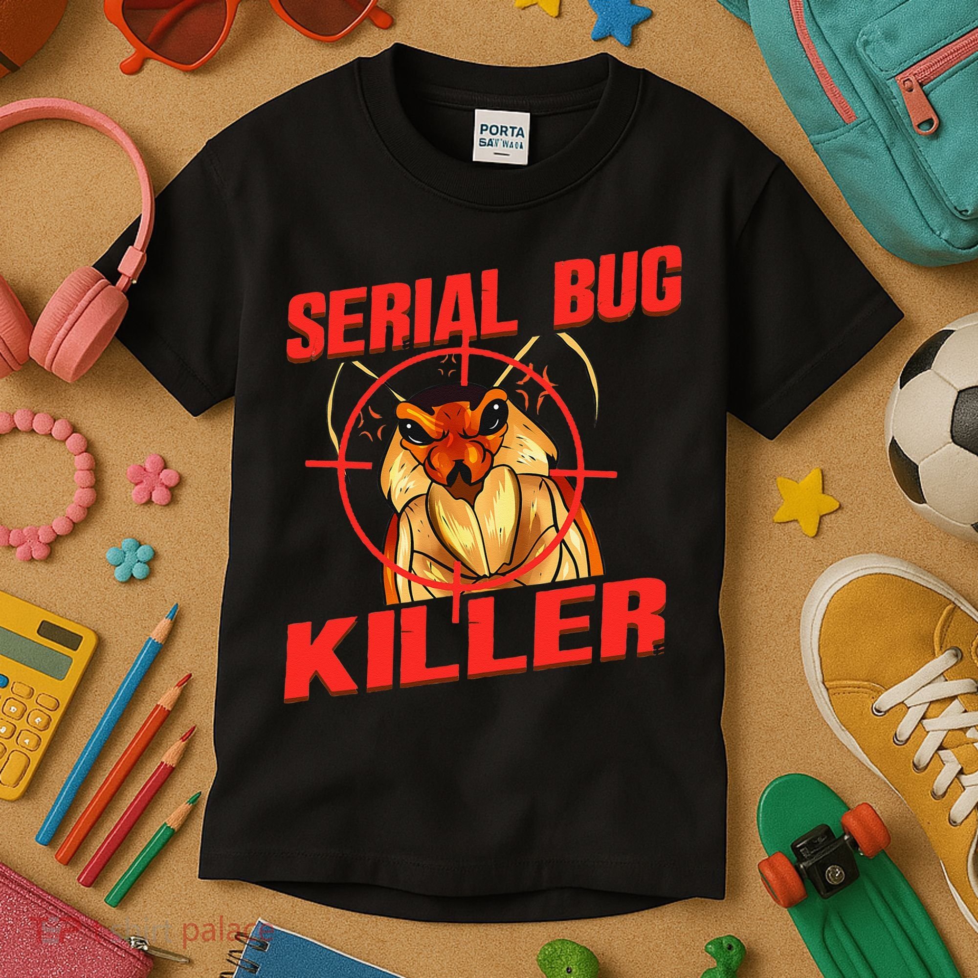 Exterminator Gift Pest Controller Mice or Bed Bug Killer Kids T-Shirt
