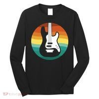 Electric Guitar Retro Sunset Long Sleeve Shirt thumb 0